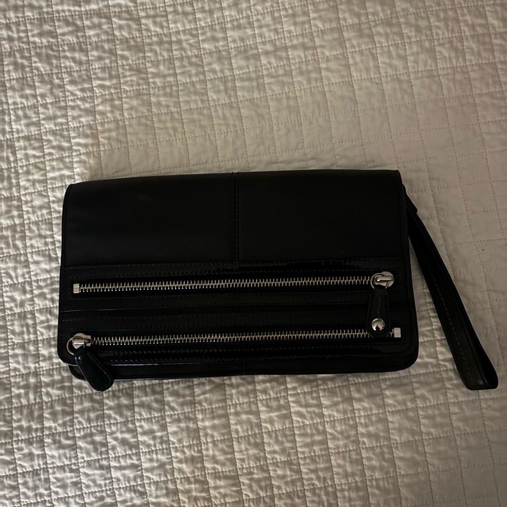 Coach Black Wristlet Bag